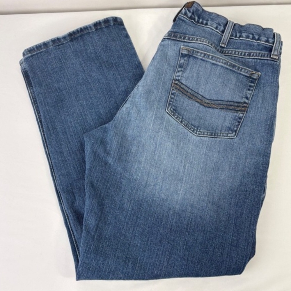 Ariat M2 Legacy Brandon Relaxed Fit Boot Cut Jeans Medium Wash Size 36x30